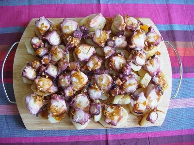 food on a table
