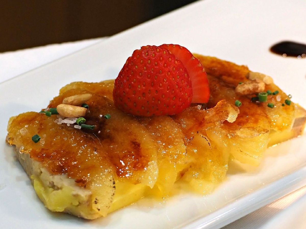 a piece of food on a plate