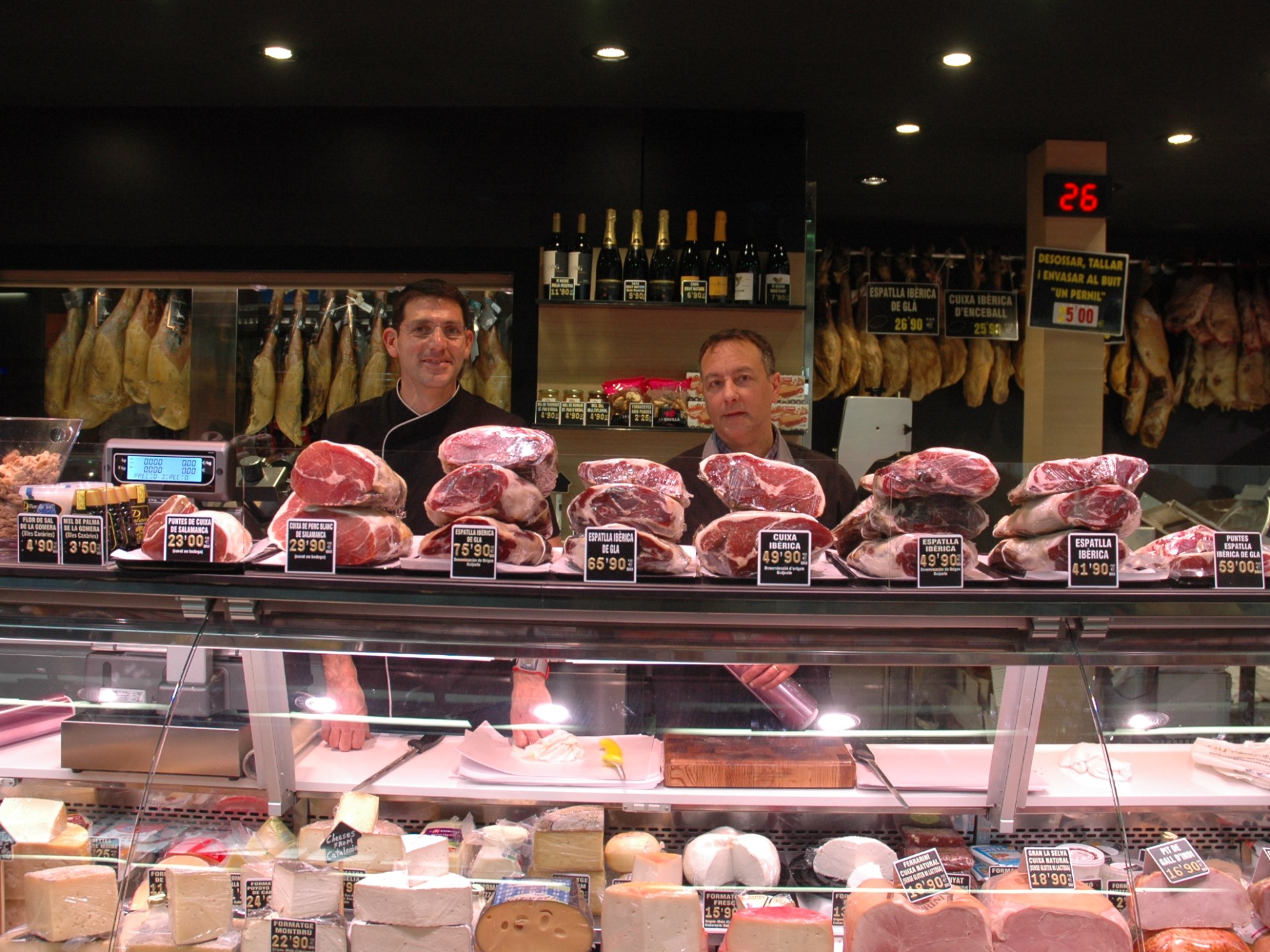 a group of people in a store