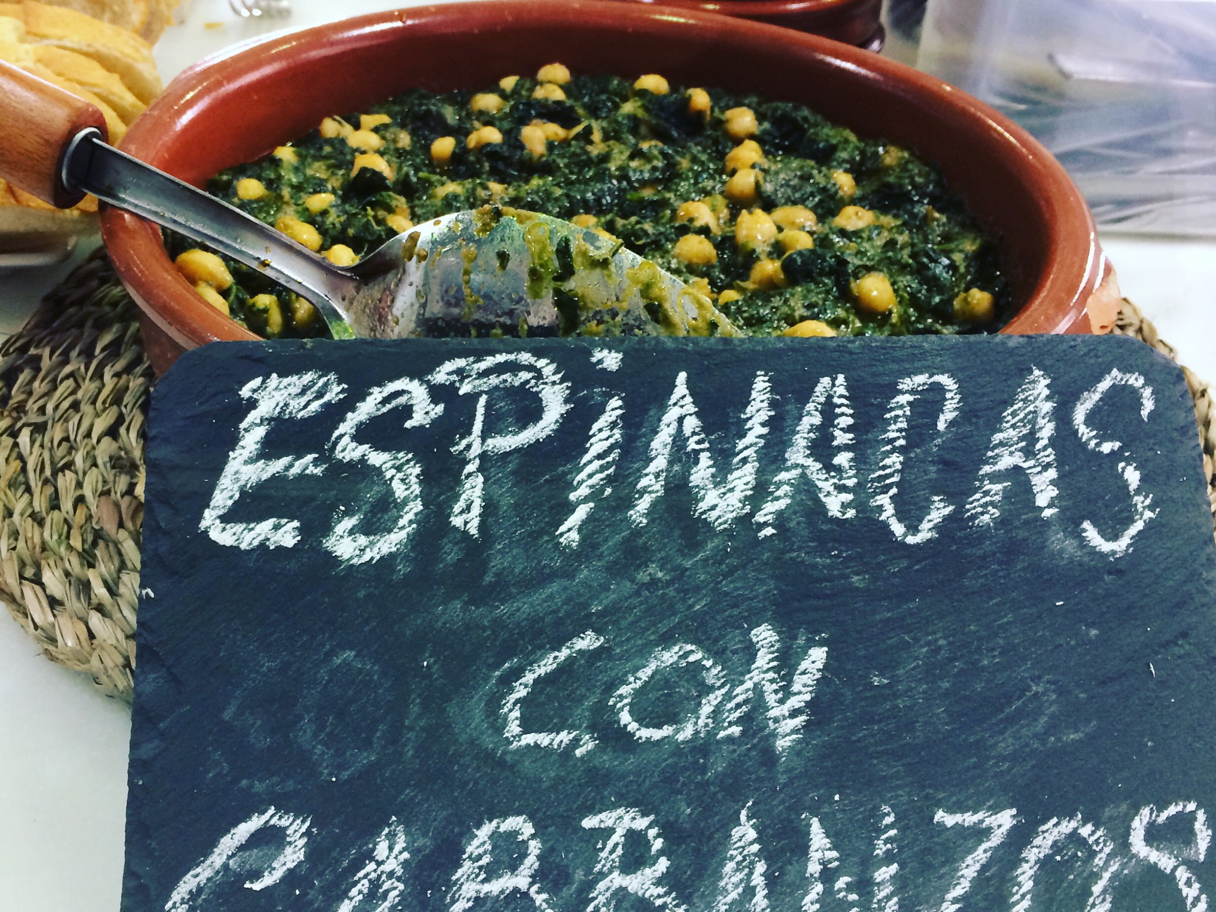 a bowl of food on a table