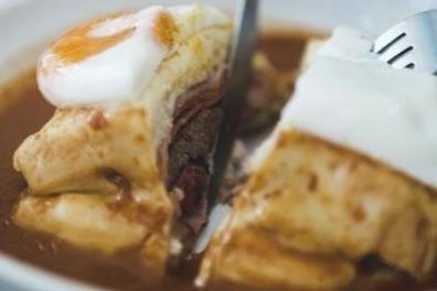 a piece of cake on a plate