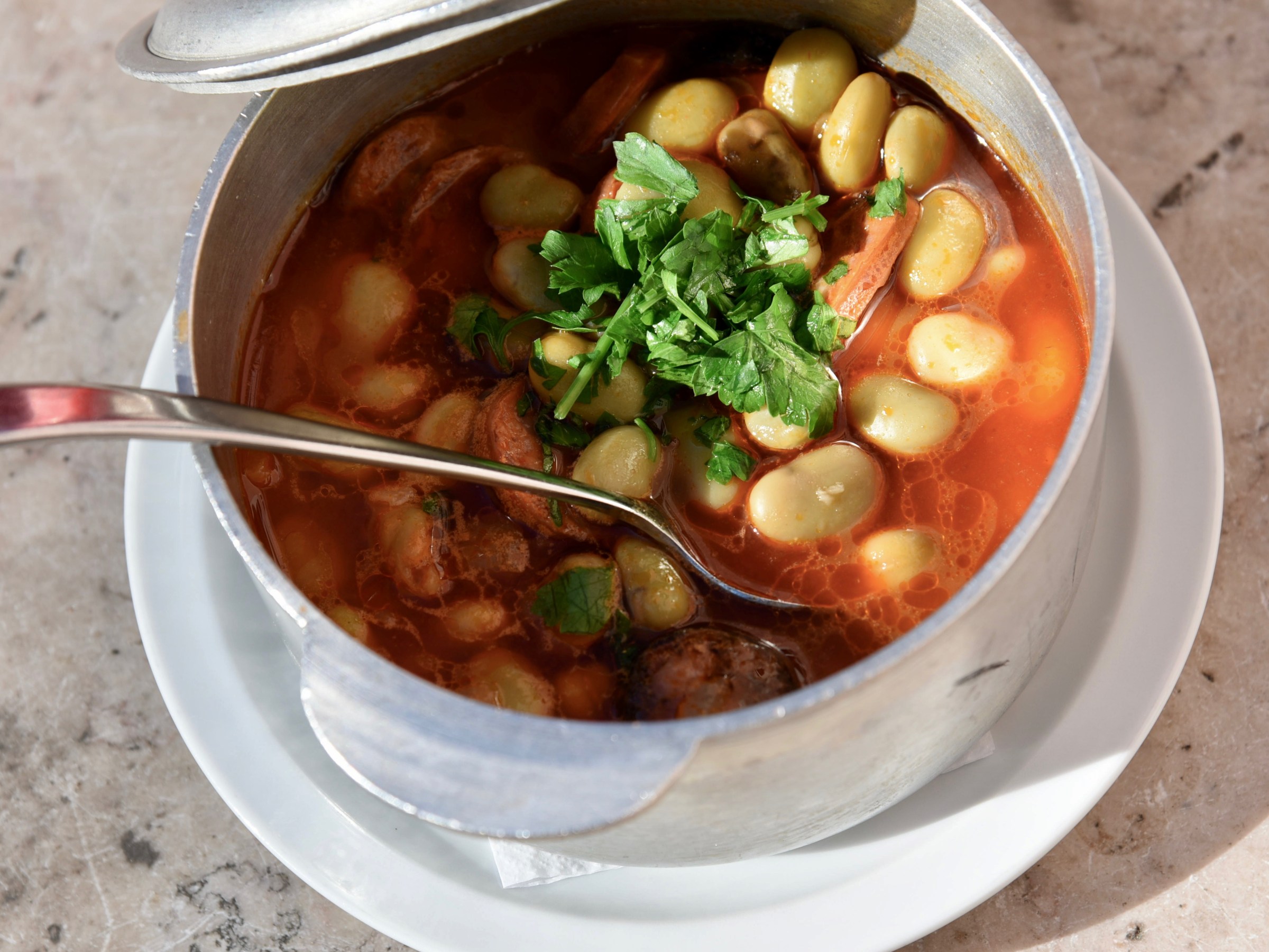 a bowl of food on a plate