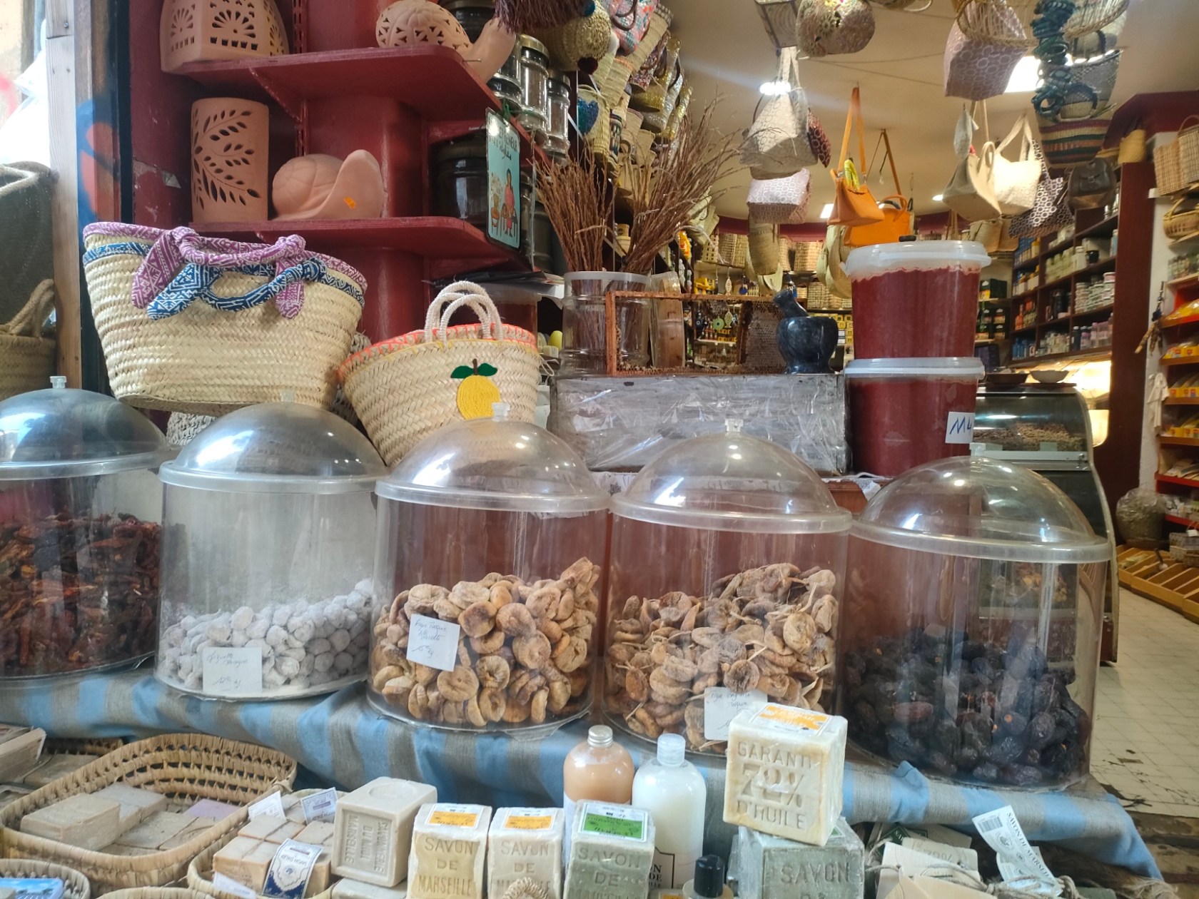 a store filled with lots of food