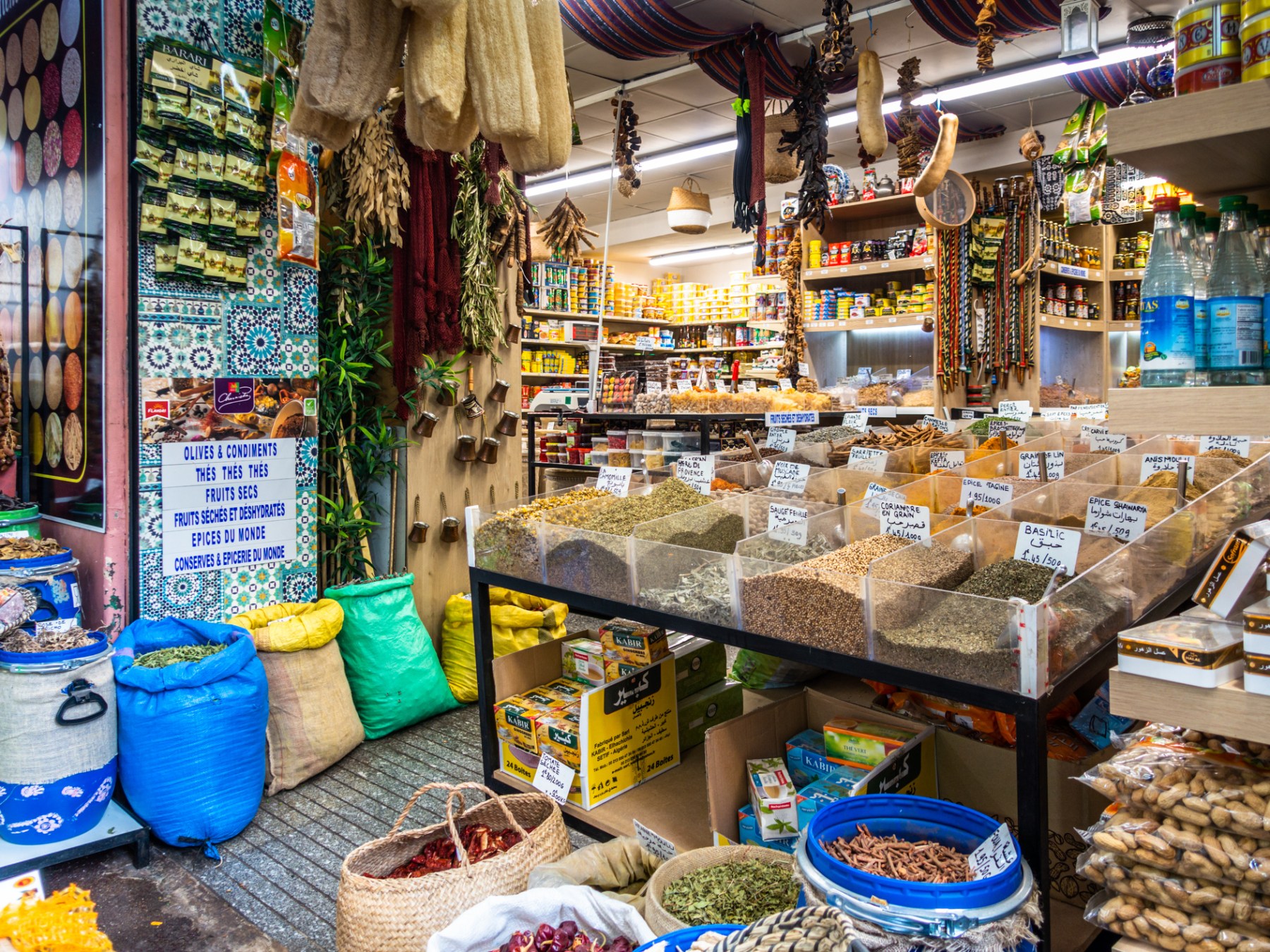 a store filled with lots of food