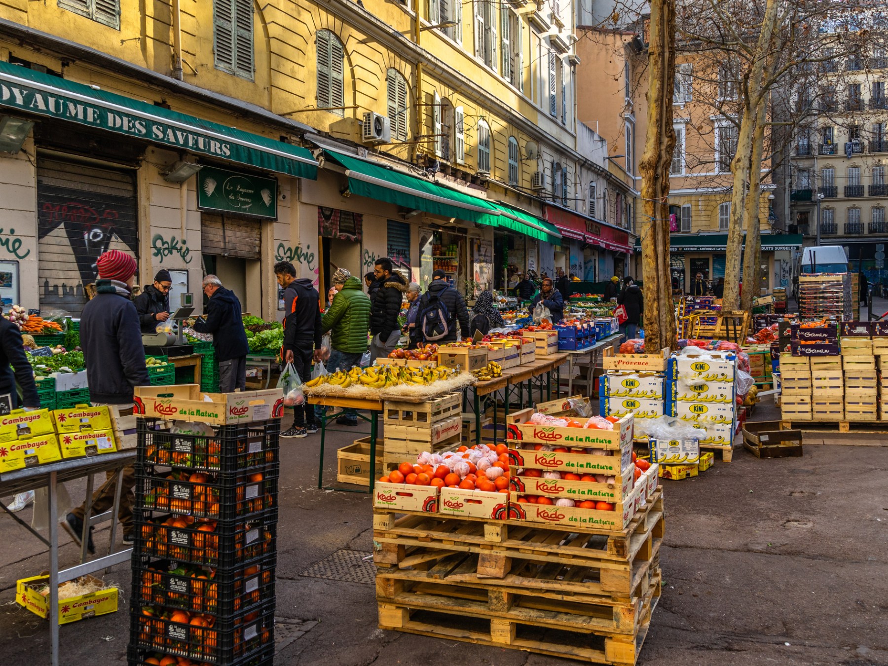a store filled with lots of produce