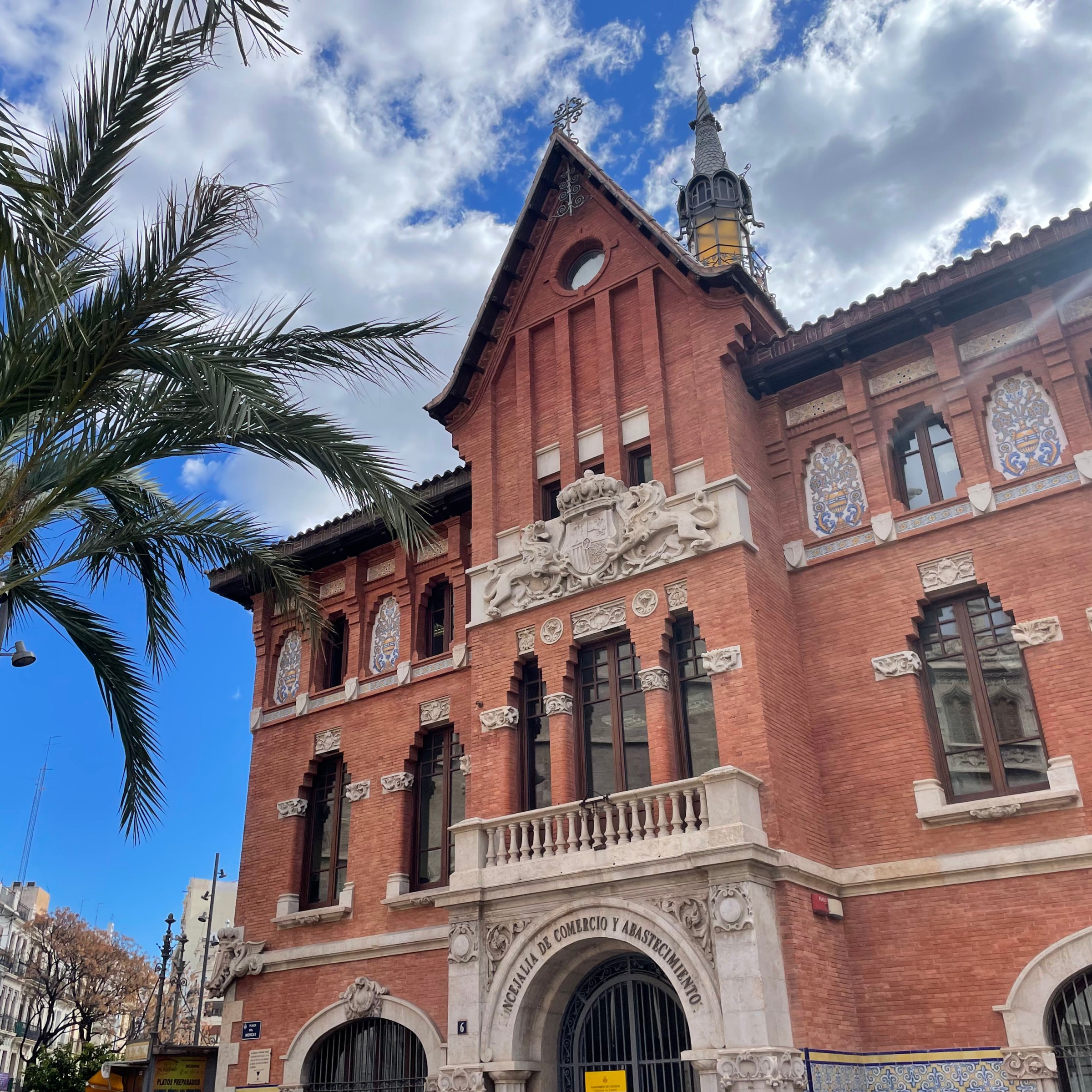 a church with a clock on the side of a building