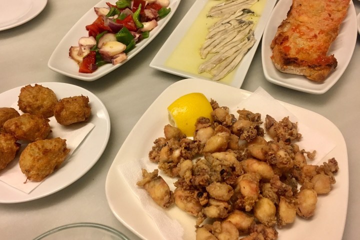 a bunch of food on a plate