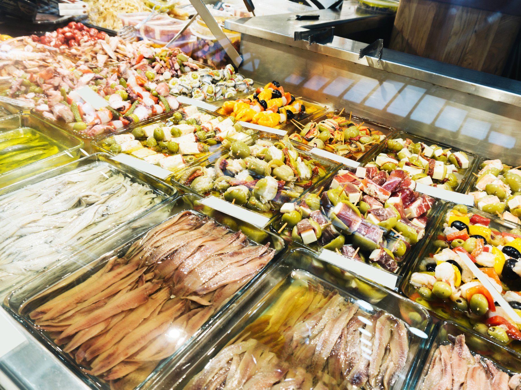 a store filled with lots of different types of food