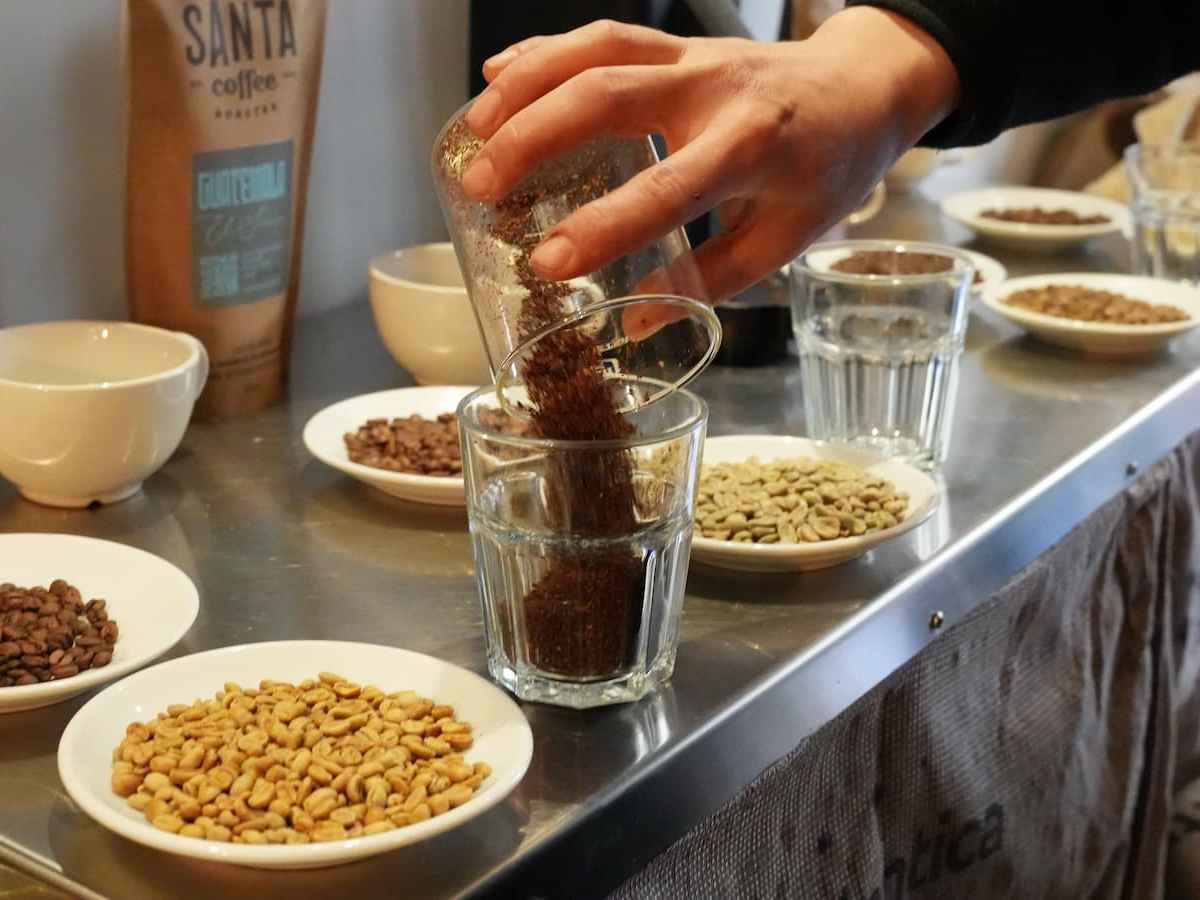 Coffee tasting at the Malaga Morning Tour