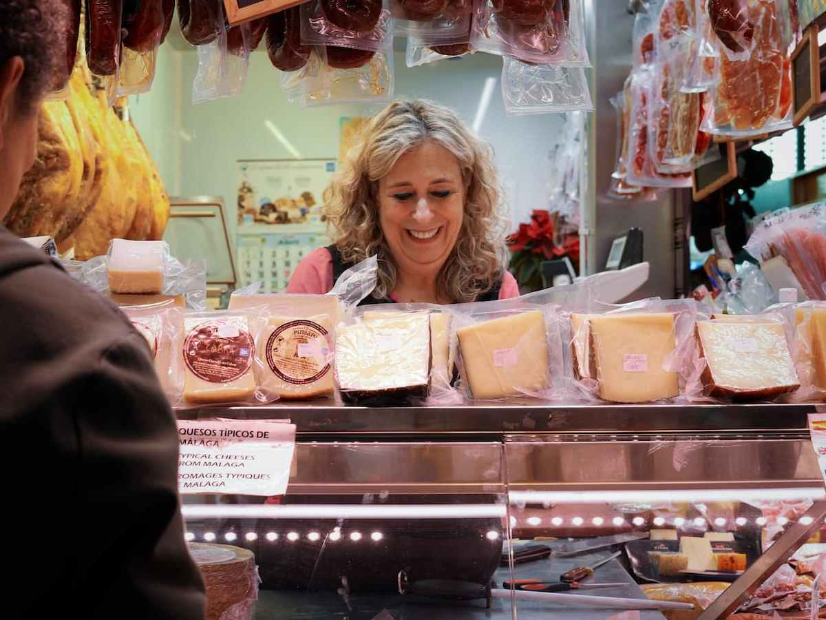 Vendor at Malaga Morning Food Tour